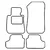 Textile car mats BMW 3 2007-2013 (E93, cabrio)