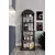 Hanah Home Polica za kafu Lungo, 30x50x140 cm, Crna