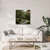 Slika miren zen vrt v zelenju - 40x40