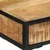 Vidaxl Toaletna mizica Rjava 100 x 40 x 120 cm Trden mangov les