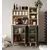 HANAH HOME Višenamenska polica Parma 3 Sapphire Hrast Anthracite