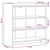 Kreveta Crni hrast 75 x 36 x 80 cm Konstruirano drvo