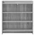 Kreveta Siva Sonoma 75 x 36 x 80 cm Konstruirano drvo