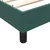 Vidaxl Box spring postelja z vzmetnico temno zelena 80x220 cm žamet