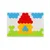 Teddies Mozaik klobuk 2,5 cm gladka plastika