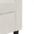 Vidaxl Kavč dvosed krem 120 cm žamet