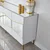 Hanah Home Komoda Nice 180x80x40cm Belo-Zlatna