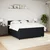 Vidaxl Box spring postelja z vzmetnico črna 180x200 cm žamet