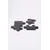 Podstavek Tre Product Stonecut Puzzle 4-pack