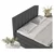 Siva boxspring postelja s prostorom za shranjevanje 180x200 cm Ruby – Maison de Reve