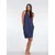 VIVID Obleka temno modra/bela