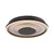 JUST LIGHT. 14409-21 - LED stropno svetilo GLITTY LED/22W/230V prečnik 40 cm crna