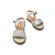 MTNG za dekleta. 49085 Sandali Silver Maria (30), Ravna stran, Zaponka, Priložnostno, otroška moda