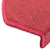 Prostirke za stepenice 20 kom 65x24x4 cm crvene poluokrugle velike