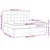 Vidaxl Box spring postelja z vzmetnico taupe 200x200 cm blago