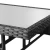 Vrtni stol crni 80 x 80 x 74 cm od poliratana