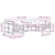 Set vanjskih sofa 6 kom. Prirodna i crna