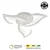LED plafonska lampa F2089-26C WH