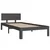 shumee vidaXL Posteljni okvir siv masiven borov les 90 x 200 cm