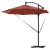 Suncobran Terakota 294 x 294 x 248 cm Poliester i aluminij