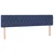 LED uzglavlje plavo 180 x 7 x 78/88 cm od tkanine