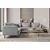 ATELIER DEL SOFA Ugaona garnitura Flexy L Grey