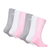 PUMA Junior Classic Crew Socks 6 Pack, Rose Water