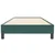 Box Spring krevet bez madracem tamno zeleni 100x220 cm baršun