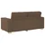 Vidaxl Dvosed rjav 180x78x84 cm blago