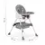 ECO TOYS Hranilica za bebe 2u1 ERGO, Siva