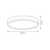 LED stropno svetlo MAQ LED/24W/230V 3000/4000/6500K IP40 crno