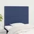 Vidaxl Vzglavje postelje modro 100x5x118/128 cm blago