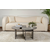 HANAH HOME Sto za dnevnu sobu Moira Concrete Grey