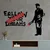 Opviq Zidna dekoracija Banksy Metal 06, 64x42 46x87 cm, Crno-belo-crvena
