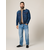 Sinsay - Sherpa trucker teksas jakna - mornarsko