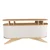 Hanah home Polica 150x75x43cm Hrast-Bela