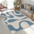 Modra pralna preproga 160x230 cm Blue Latte – Mila Home