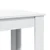 Vidaxl Barska miza bela 51x50x103,5 cm inženirski les