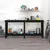 Radni stol Crna 180x50x80 cm od masivne borovine