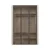 Jela Ormar Rondo P3-3AL/RO, 153x225x56cm, Bež - metalik