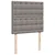 Vidaxl Box spring postelja z vzmetnico taupe 100x200 cm blago