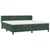 Vidaxl Box spring postelja z vzmetnico temno zelena 200x200 cm žamet