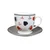 PORCELAN SET ZA KAFU 160ml 6/1 (SRCA/SIVI) JH-CS-160ZHC-9313