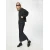 Womens Oversized Light Bomber Jacket Black