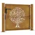 Vrtna vrata 100x100 cm Corten čelik Dizajn stabla