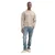 TOM TAILOR DENIM Majica greige/bela
