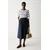 Weekend Max Mara Midi krilo Alpaca 2625106041 Mornarsko modra Regular Fit