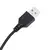 Zidni TV ormarić s LED svjetlima crni 135x31x39,5 cm