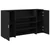 Recepcijski stol Crni hrast 180x50x103,5 cm Inženirsko drvo