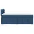 Vidaxl Box spring postelja z vzmetnico modra 90x200 cm blago
